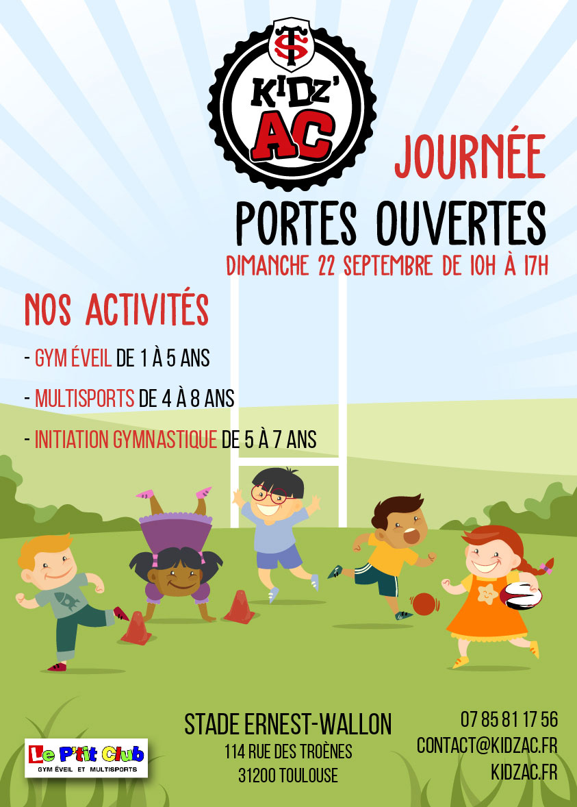Affiche rentrée septembre 2019 KidZ'Ac Toulouse